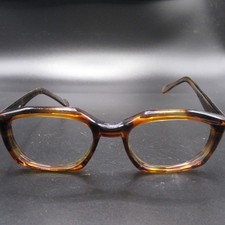 Vintage Italian Tortoise Shell Cat Eye Eyeglass Frames Eyeglasses