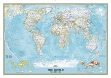National Geographic World Wall Map - - 43.5 X 30.5 In National Geographic