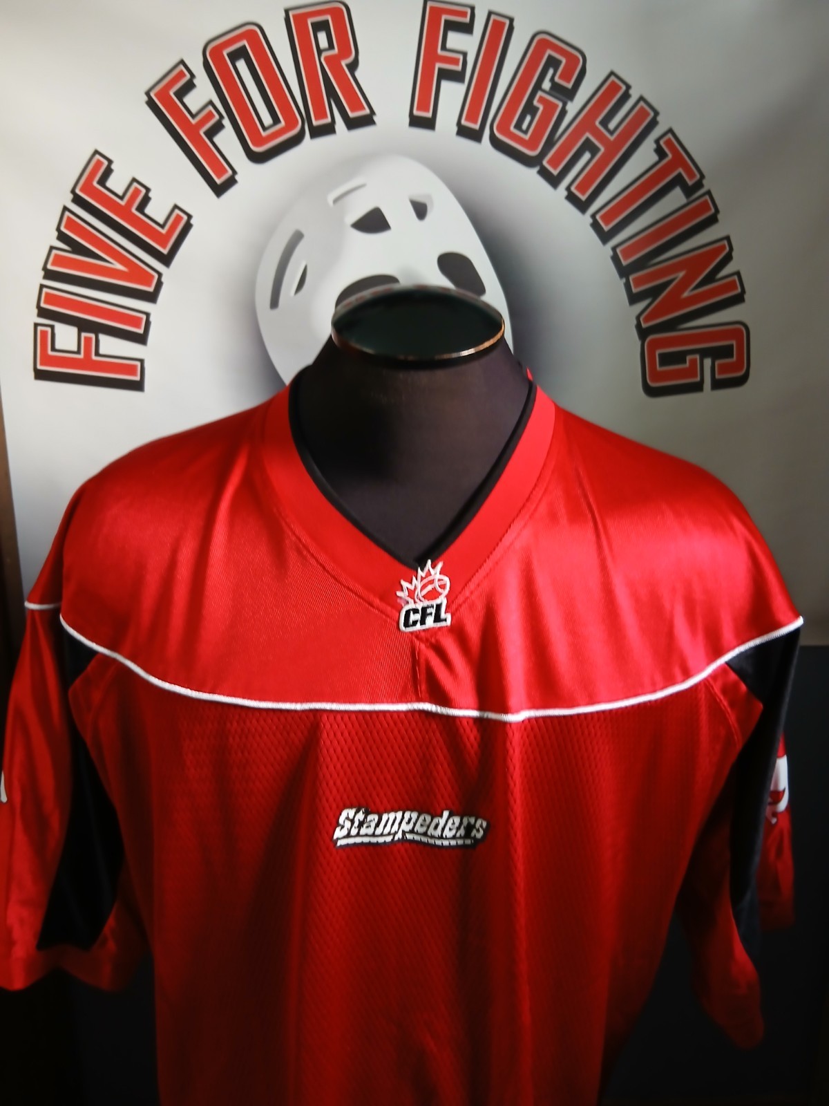 Calgary Stampeders Vintage Blank Reebok Vector Jersey Cfl