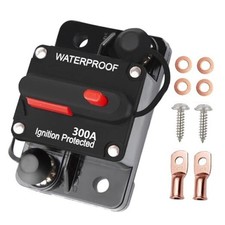 300 Amp Circuit Breaker with Manual Reset Waterproof Inline Fuse 300A Terminal
