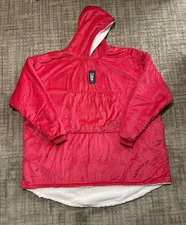 THE COMFY Original Hoodie Oversized Microfiber & Sherpa Wearable Blanket Pink OS