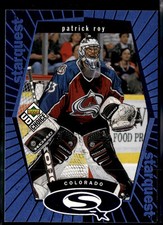 1998-99 UD Choice #SQ3 Patrick Roy StarQuest Blue Colorado Avalanche
