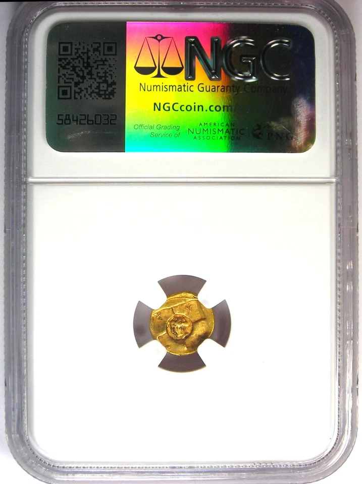 Moneda Sicilia Siracusa Oro AV 20 Litrai Tetradracma Dionisio 406 A.C. - NGC Ch VF Foto 3 de 4