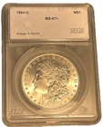 1884-O Morgan Dollar  $1 New Orleans Silver Uncirculated Coin