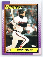 1990 Topps #349 Steve Finley Baltimore Orioles