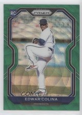 2021 Panini Prizm Green Wave Prizm Edwar Colina #51 04o2