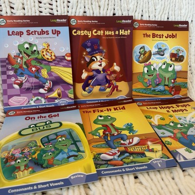 Leap Frog Easy Reading Series LeapReader Interactive Books Lot Of 6