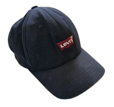 Vintage Levis Baseball Cap Trucker Navy Blau One Size Canvas Original 90er 