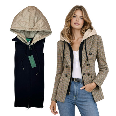 NWT BRUNNE Dickey Insert Compatible with Veronica Beard Blazers Sz 00-14 Black