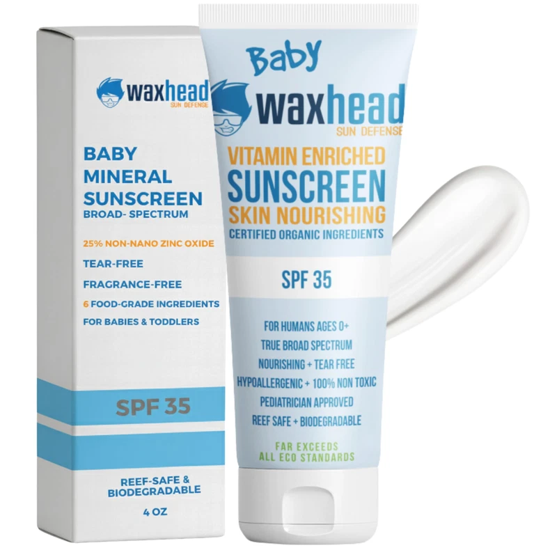 Waxhead Sun Defense Foods Waxhead Baby Sunscreen Spf 35 25 Non-Nano Zinc Oxide