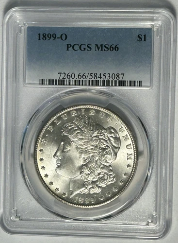 1899 O MORGAN DOLLAR PCGS MS 66
