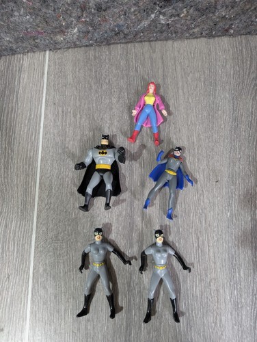 Vintage 1993 & 95 McDonalds Happy Meal Spielzeug Batman Catwoman Mary Jane Figuren - Bild 4 von 9