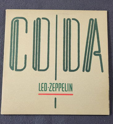 Led Zeppelin Coda LP 1982 Columbia House Swan Song US Gatefold Vinyl 90051-1 VG+