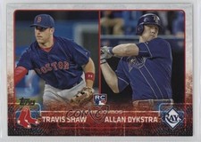 2015 Topps Update Rookie Combos Travis Shaw Allan Dykstra #US41 u0u