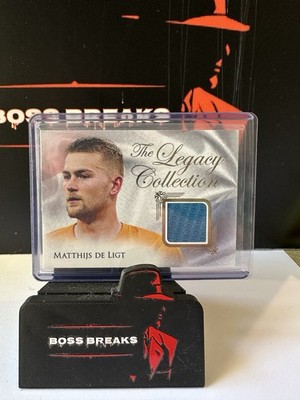 Matthijs De Ligt 08/19 Match Worn Patch Futera Unique 2024 Legacy Collection  