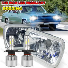 Pair For Chevy Malibu 1978-1981 Corvette Dot 5x7 7x6 Led Headlights Hi-lo Aa