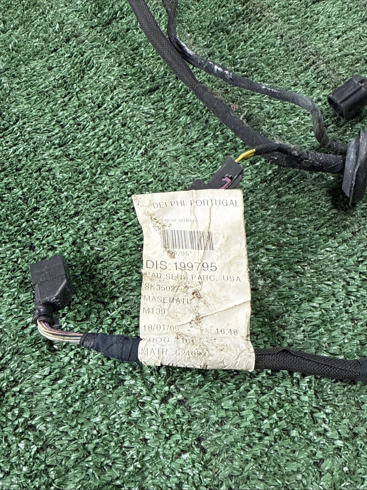 2003-2008 Maserati Quattroporte Rear Bumper Parking Sensor Wiring Harness 199795
