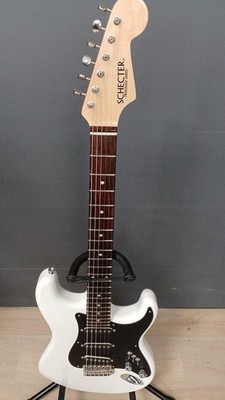 Schecter PS-ST-J E-Gitarre Weiß Erle Korpus Ahorn Hals Palisander Griffbrett