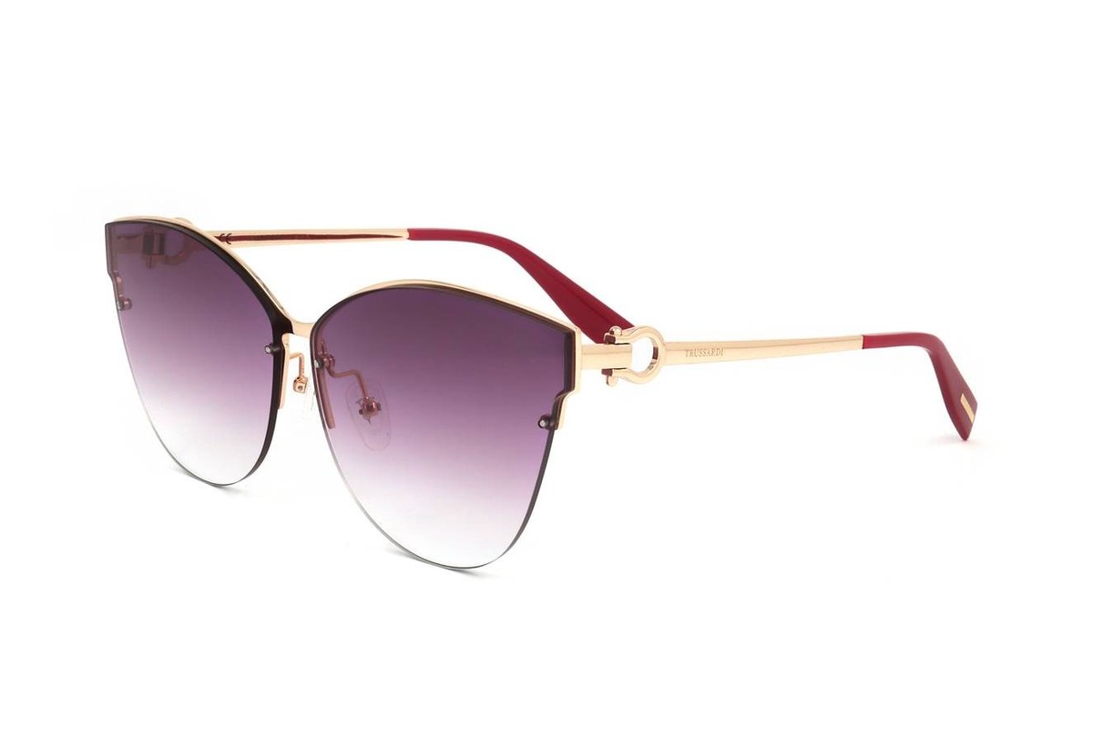 Occhiali da Sole Trussardi STR321FQ 09NJ GOLD 67/12/145 Donna