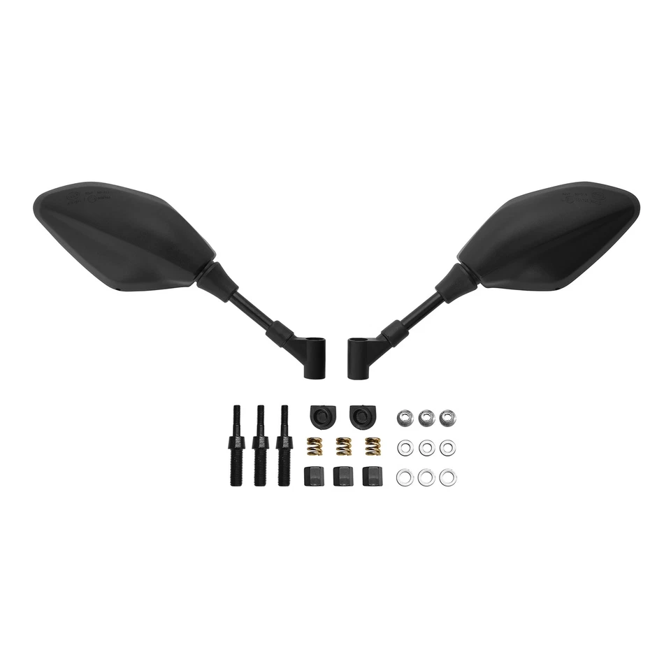 Espejos retrovisores laterales universales para motocicleta de 10 mm aptos para Aprilia SXV550 SXV450 Foto 2 de 4