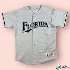 Majestic MLB Florida Marlins Paul Lo Duca Baseball  Jersey Mens Medium