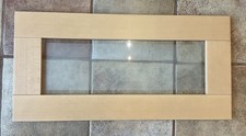 Ikea Adel Light Brown Beige W/Glass Front By 15 x 30 Cabinet Door