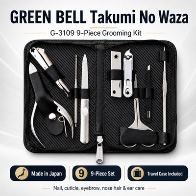 GREEN BELL Takumi No Waza G-3109 9-teiliges Pflegeset Hergestellt in Japan