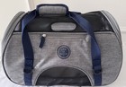 Dog Travel Crate Life Is Good Small New Navy And Grey Lightweight