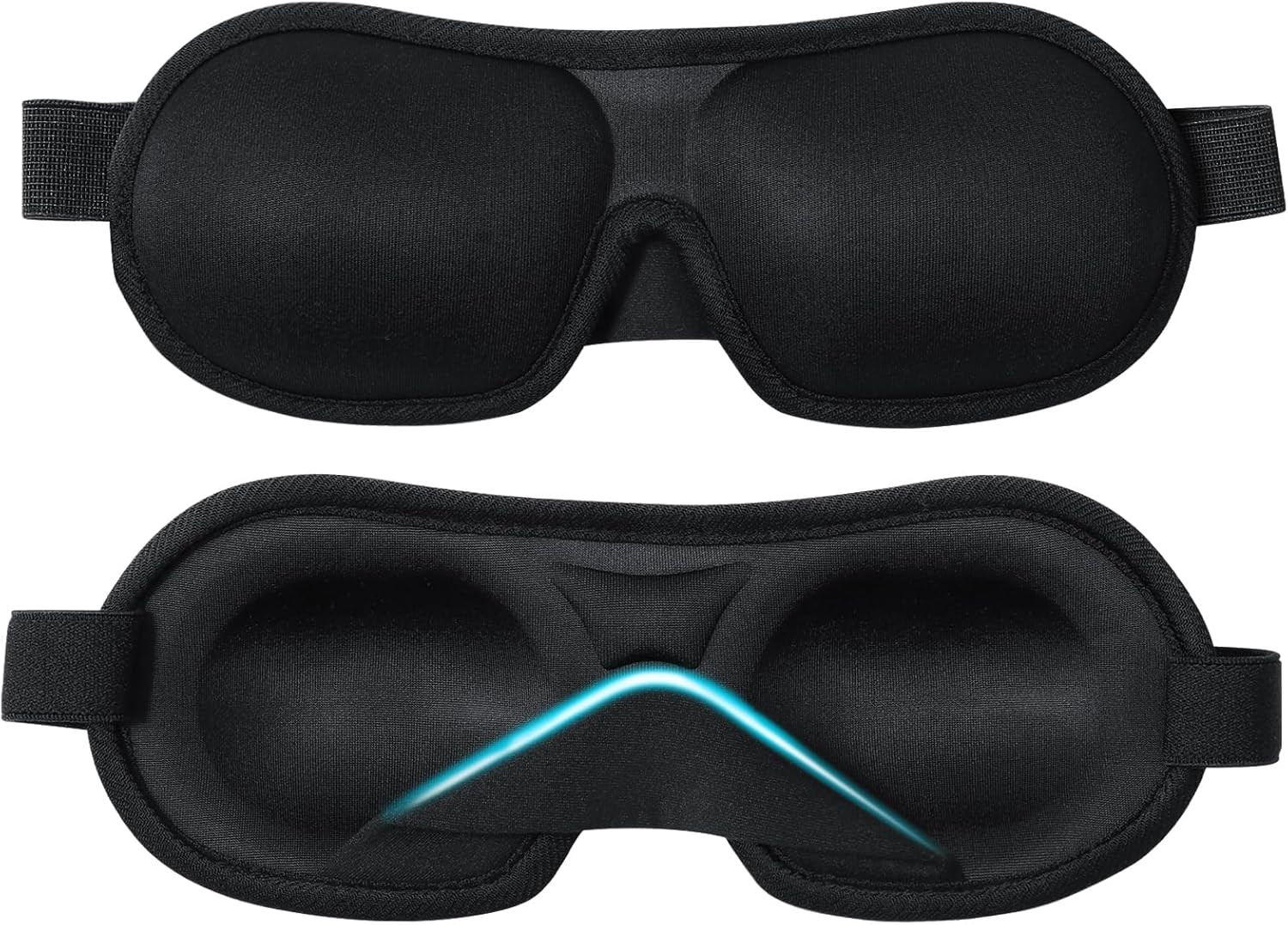 Brencco Antifaz para Dormir, Sleep Mask Antifaz Dormir para Mujer y Hombre, Másc