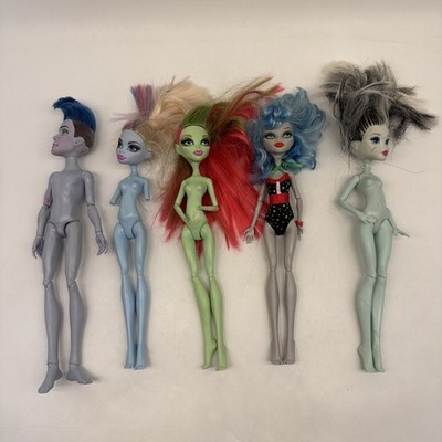Monster High Five (5) Doll Incomplete Lot! As Is! 