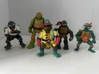 Lot Of 5 Ninja Turtle Figures 1988-2000