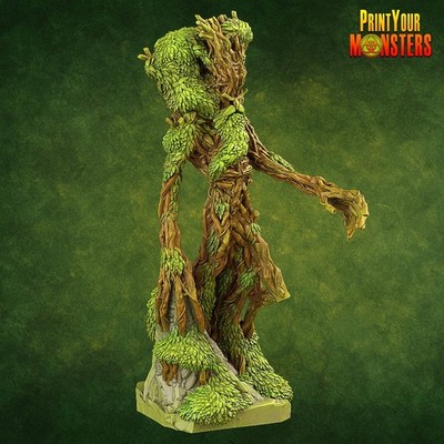 Treant Miniatur   3D-gedruckt aus Resin | Fantasy Baumkreatur für DnD, Pathfinde