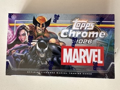 Topps Chrome Marvel 2026 Display / Box - NEU - OVP