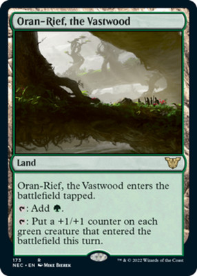 x1 Oran-Rief, the Vastwood R MTG Commander: Kamigawa: Neon Dynasty M/NM, English