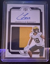 National Treasures Colston Loveland Rookie Patch Auto 4/25 Michigan 2025🔥💎