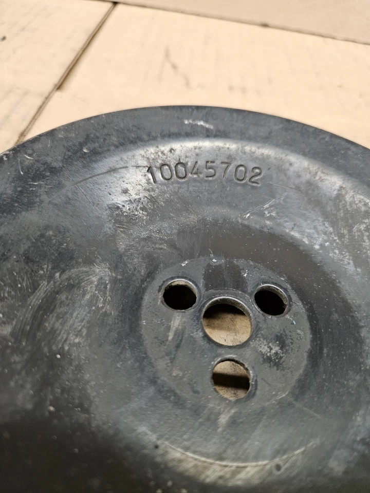 Polea bomba smog motor acero negro 10045702 para GMC K1500/K2500/K3500 1990-1993 Foto 2 de 4