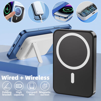 20000mAh Magsafe Power Bank Magnetic Wireless External Charger For iPhone 16-12