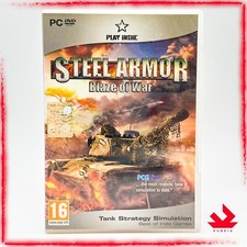 STEEL ARMOR BLAZE OF WAR ITALIAN ORIGINAL MICROSOFT PC PAL MILITARY STRATEGY