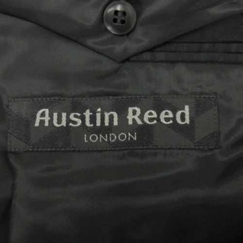 Austin Reed Tailored Jacket Single Full Back 2B Wool Black Outer Used 8b2a6478bf - Picture 5 of 8