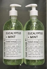 (2-Pack) SOAP CULTURE ~ EUCALYPTUS + MINT Soft & Gentle Soothing HAND SOAP