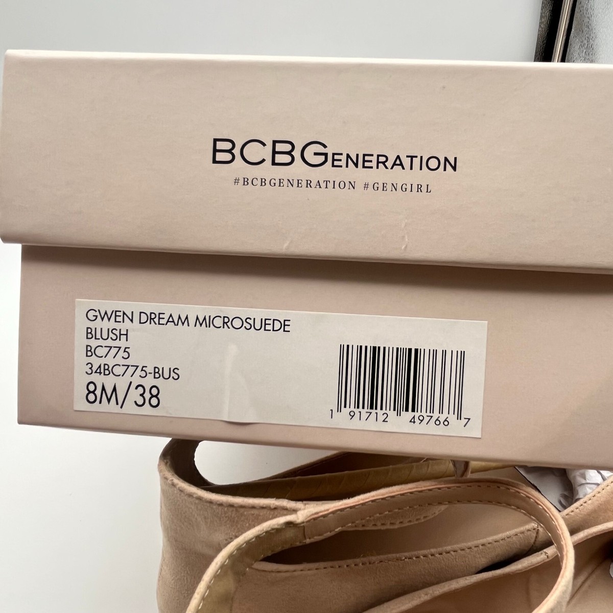 その他 m New BCBGeneration Women's Gwen Ankle Strap Flats - Size 8M | eBay