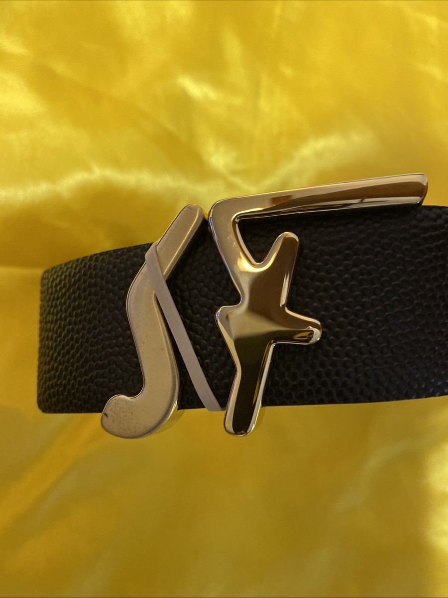 $575 NEW Salvatore Ferragamo Sz 40 Gold Gancino Lock Brown Leather