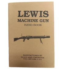 Reproduction of Lewis Machine Gun Hand-Book
