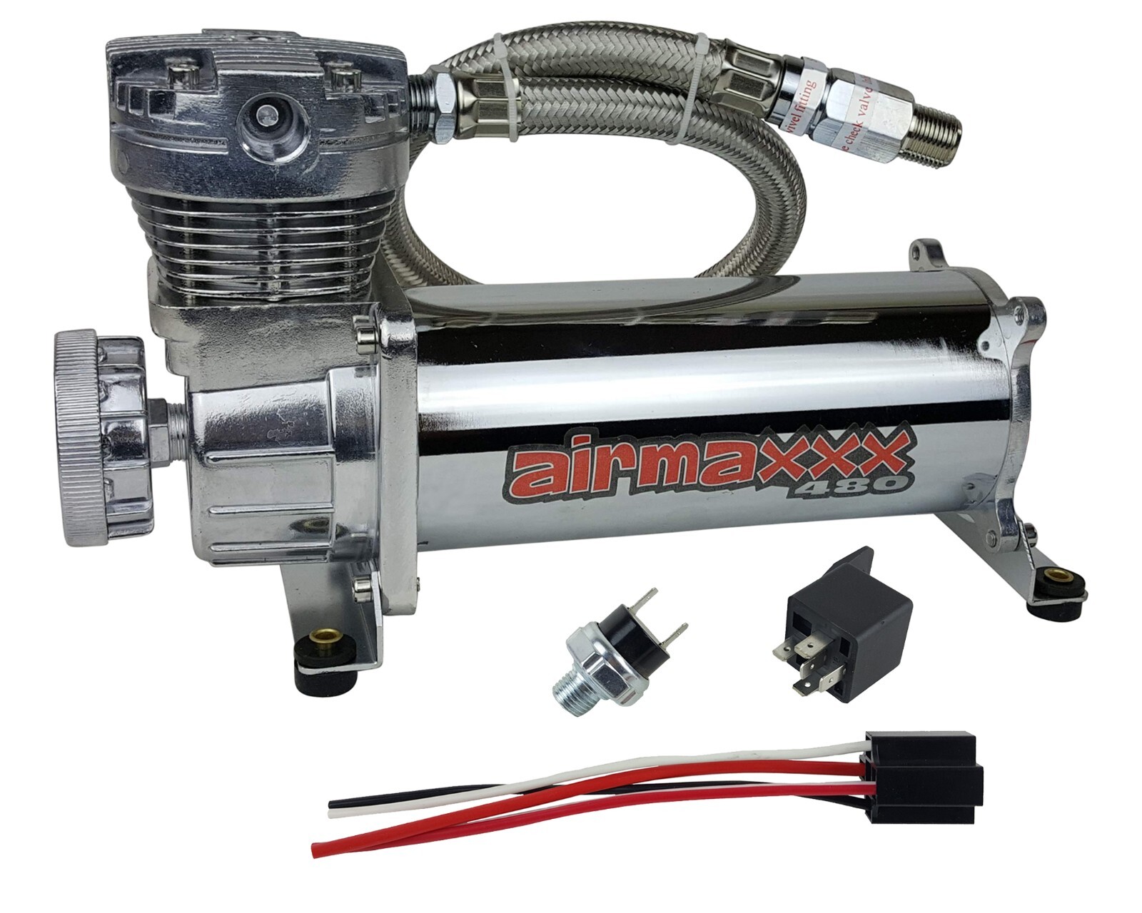 480 Air Compressor 3 Gallon Tank Drain 120 on 150 off Switch Air Ride Suspension