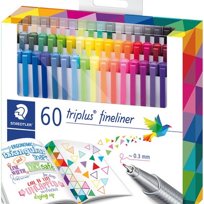 Mm Staedtler Triplus Fineliner 60 Pack STAEDTLER Triplus Fineliner