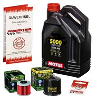 Honda Forza 750 (RH11) 21-23, Motul 10W40 ÖL + Hiflo Racing ÖLfilter, MotoröL