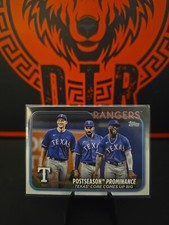 2024 Topps Series 2 Baseball Texas Rangers Postseason Prominence #656