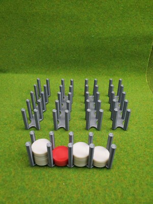 Axis and Allies Chip Holder Organizer Set of Five 3D Print