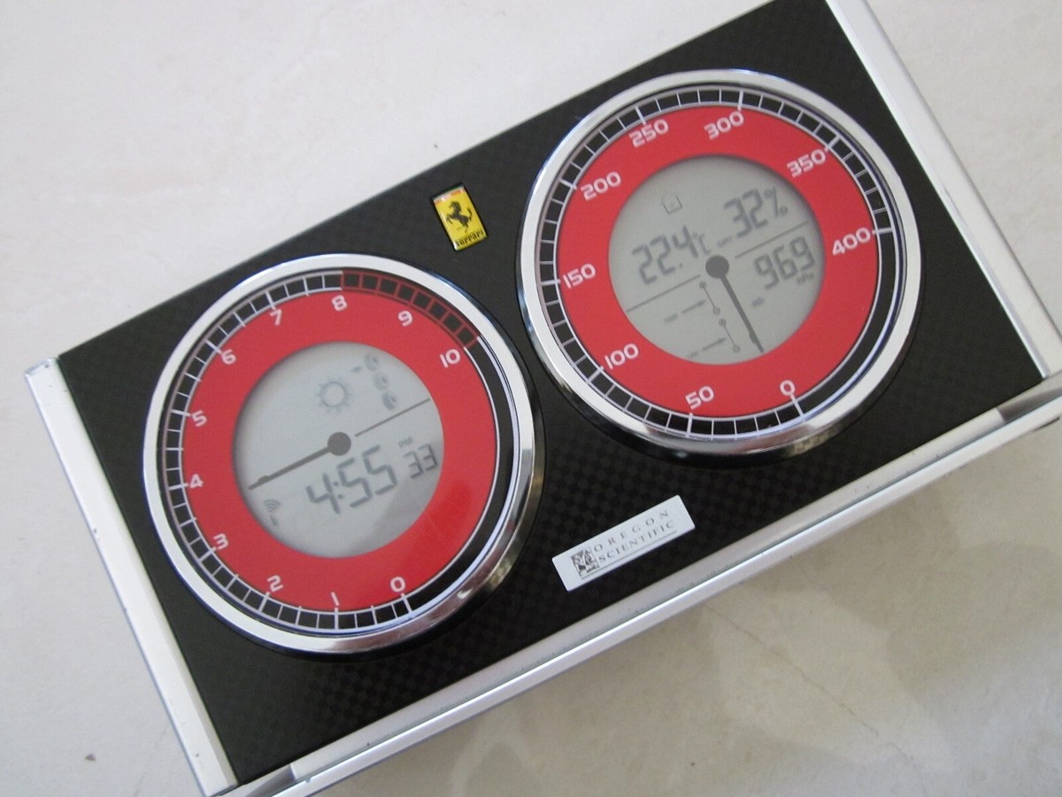 OREGON SCIENTIFIC FSW301A-K FERRARI SPEEDOMETER LINE WEATHER