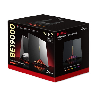 TP-Link Archer GE800 BE19000 Tri-Band Wi-Fi 7 Gaming Router WAN/LAN ports